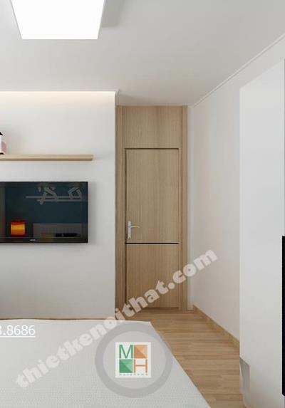 Cửa gỗ veneer tại chung cư Golden Palace Mễ Trì